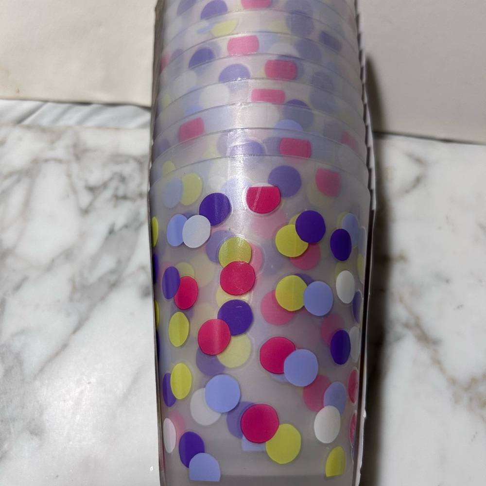 Christian Siriano Multicolor Polka Dot Party Cups - Picture 2 of 6